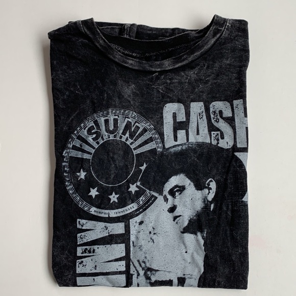 JOHNNY CASH Sun Records Graphic T-Shirt Size Small - Picture 5 of 14